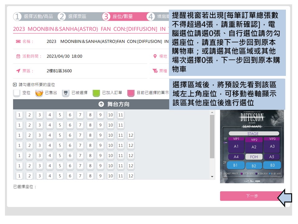 2023 MOONBIN＆SANHA(ASTRO)FAN CON:[DIFFUSION] IN TAIPEI】ibon 網站